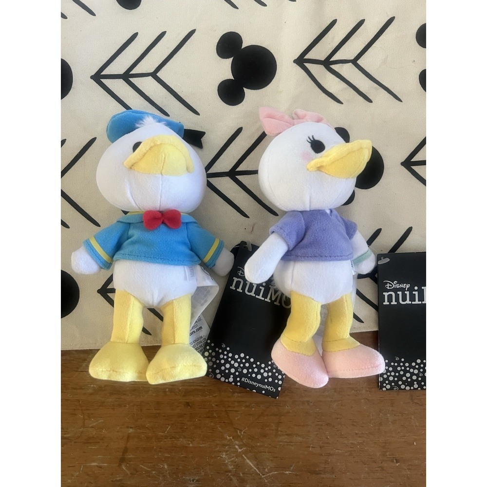 Disney Donald And Daisy  Nuimo Poseable Plush Brand New